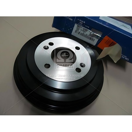 ➤ Барабан гальмівний задній Hyundai Accent/verna 06-/I10 10-/I20 08-/Kia Rio 05- (вир-во Mobis) 584111G000