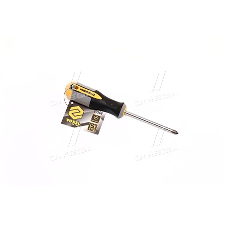 ➤ Викрутка хрестова: \"Philips\" PH2 х 100 мм. Cr-V [12/36/144](VOREL) 60966