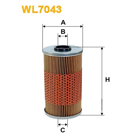 ➤ Фільтр масляний двигуна OPEL OMEGA B WL7043/OM523/1 (вир-во WIX-FILTERS UA) WL7043