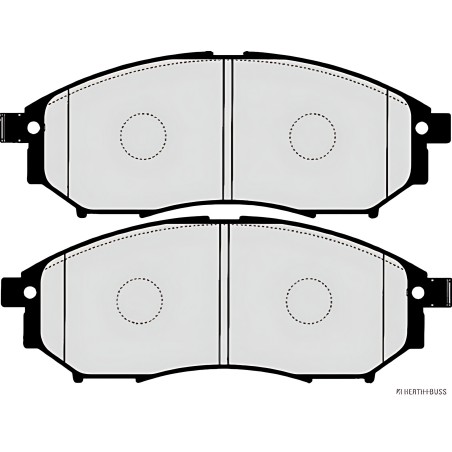 J3601093 Колодки гальмівні Nissan QASHQAI (J10, JJ10) 07 PATHFINDER 05- NAVARA 05- MURANO 05- (вир-во Jako фото від Мотор-Агро Х