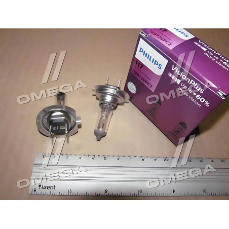 ➤ Лампа розжарювання H7 VisionPlus12V 55W PX26d 2шт (вир-во Philips) 12972VPC2