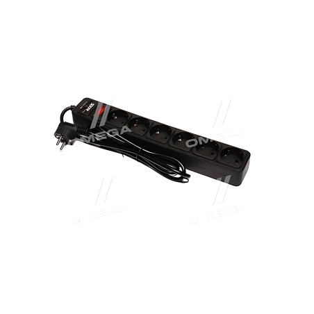ax-1270 Мережевий фільтр-подовжувач з USB2 Optima Base 6 1,5m BLACK провід 3*0,75мм2 AXXIS фото від Мотор-Агро Харків Україна