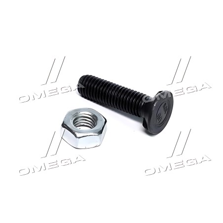 ➤ Болт 1199B М10х40 (10,9) з 2-ма упорами DIN11014 чорн. з гайкою (Unibolt) 1199B 10х40.10,9