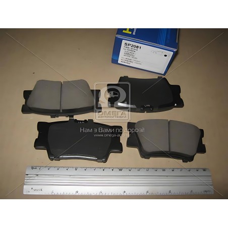 ➤ Колодка гальм. диск. TOYOTA CAMRY, RAV4 2.0I, 2.4I 16V 06 - задн. (вир-во SANGSIN) SP2081
