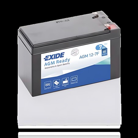 ➤ Акумулятор 7Ah-12v Exide AGM (150х65х95), полярність(3),EN85 AGM12-7F