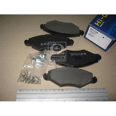 ➤ Колодка гальм. диск. PEUGEOT 206 02 - передн. (вир-во SANGSIN) SP1179