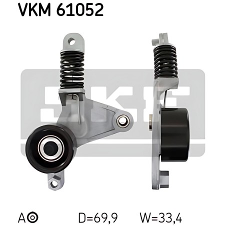 VKM 61052 Роликовий модуль натягувача ременя TOYOTA RAV 4 III (A3) 2.4 (вир-во SKF) фото від Мотор-Агро Харків Україна