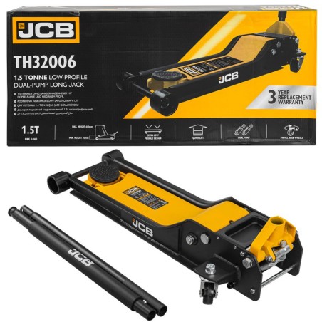 Домкрат підкатний гідравлічний 1,5т JCB-TH32006