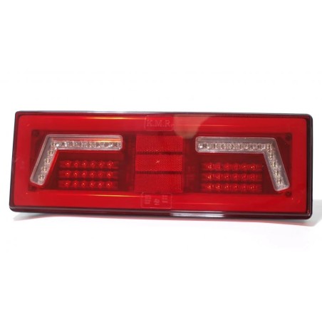 LED Ліхтар задній правий L1829 106LED (червоний-білий) прямокут корп (Poland)