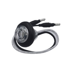 Ліхтар габаритний LED червон FG-003 круглий 0,22W 12V 1 діод D-27 mm L-32 mm (уп. 1 шт)
