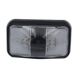 Ліхтар габаритний LED червон FG-403 прямокут 0,43W 12-24V 2 діода L-58 mm P-36 mm (уп. 10 шт)