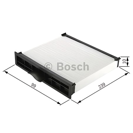 ➤ Фільтр салону HYUNDAI ACCENT II 00-06, GETZ 02-09 (2шт.) (вир-во Bosch) 1987432161