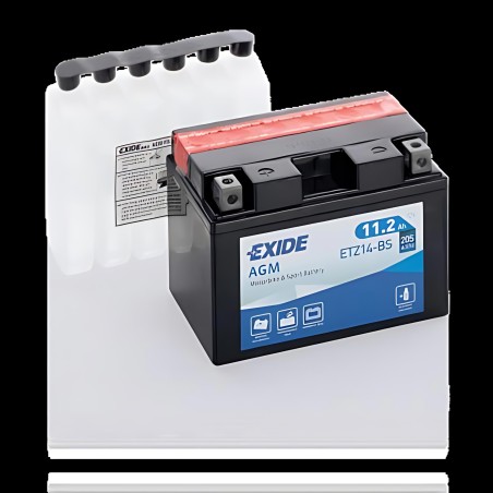 ETZ14-BS Акумулятор 11,2Ah-12v Exide AGM (ETZ14-BS) (150х87х110) L, EN205 фото від Мотор-Агро Харків Україна