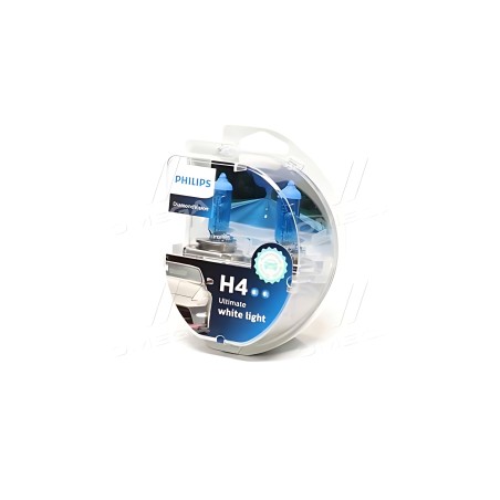 ➤ Лампа розжарювання H4 12V 60/55W P43t-38 Diamond Vision 5000K (вир-во Philips) 12342DVS2