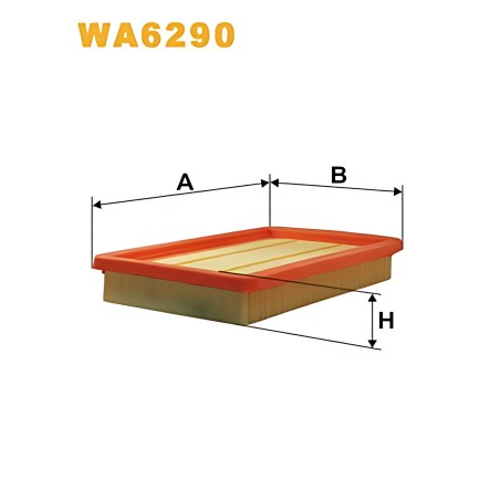 ➤ Фільтр повітряний MAZDA 626 AP113/WA6290 (вир-во WIX-FILTERS) WA6290