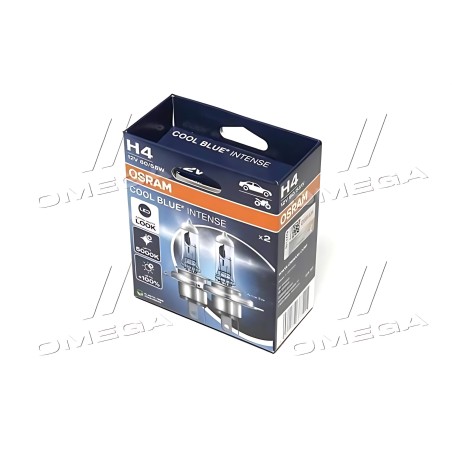 ➤ Лампа фарна H4 12V 60/55W P43t COOL BLUE INTENSE компл. (вир-во OSRAM) 64193CBN-2HB