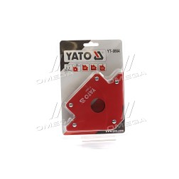 YT-0864 Струбцина магнітна для зварювання: 22,5 кг, 102х150х17 мм, O 18 мм [6/18], шт(YATO ) фото від Мотор-Агро Харків Україна