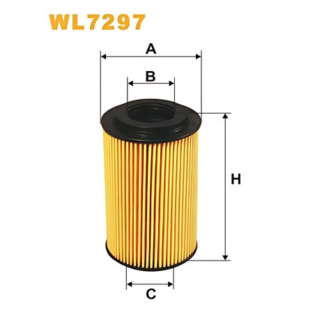 WL7297 Фільтр масляний двигуна OE664/WL7297 (вир-во WIX-FILTERS) фото від Мотор-Агро Харків Україна