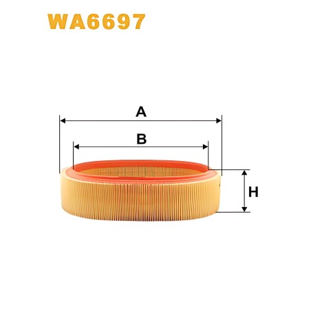 WA6697 Фільтр повітряний RENAULT WA6697/AR131/1 (вир-во WIX-FILTERS UA) фото від Мотор-Агро Харків Україна