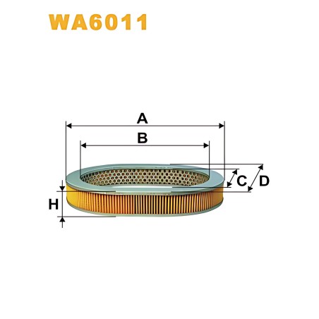 WA6011 Фільтр повітряний WA6011/320 (вир-во WIX-FILTERS) фото від Мотор-Агро Харків Україна
