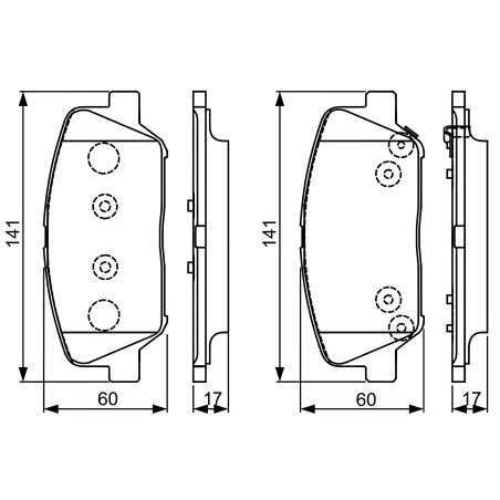 ➤ Фільтр масляний двигуна FORD ESCORT, FIESTA (вир-во Bosch) 0451103227