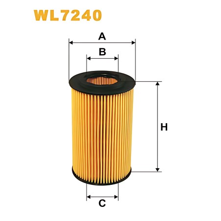 WL7240 Фільтр масляний двигуна MERCEDES WL7240/OE640/5 (вир-во WIX-FILTERS) фото від Мотор-Агро Харків Україна