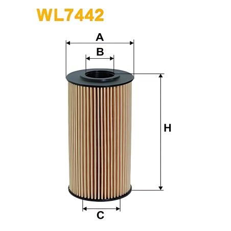 WL7442 Фільтр масляний двигуна KIA CERATO, CEED, RIO III WL7442/OE674/2 (вир-во WIX-FILTERS) фото від Мотор-Агро Харків Україна