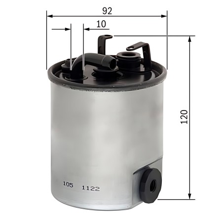 ➤ Фільтр паливний (вир-во Bosch) F026402044