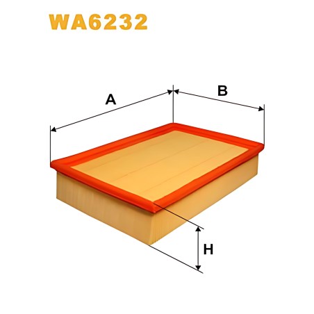 ➤ Фільтр повітряний FORD WA6232/AP067 (вир-во WIX-FILTERS UA) WA6232