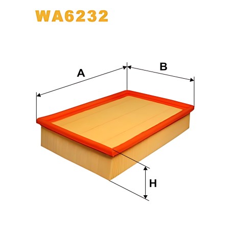 ➤ Фільтр повітряний FORD WA6232/AP067 (вир-во WIX-FILTERS UA) WA6232