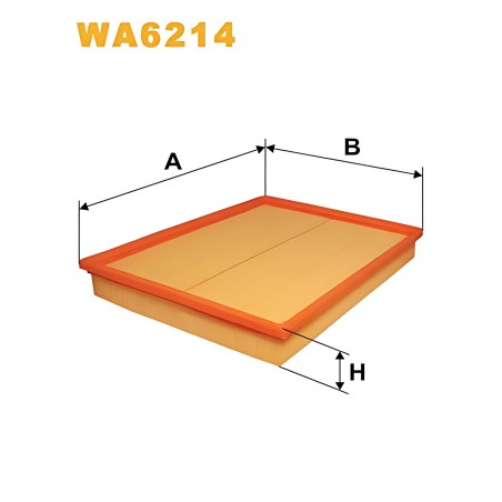 ➤ Фільтр повітряний OPEL WA6214/AP051 (вир-во WIX-FILTERS UA) WA6214