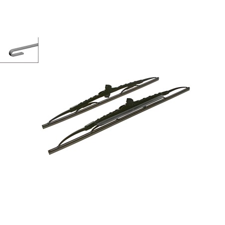 ➤ Щітка склоочис. 550/475 TWIN зі спойлером 728S (вир-во Bosch) 3397001728