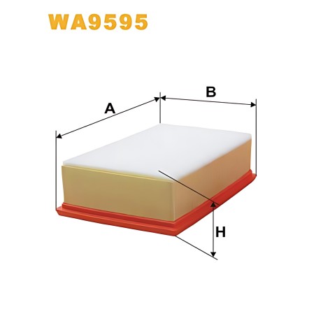 ➤ Фільтр повітряний PSA 2.0 HDI 07- (вир-во WIX-FILTERS) WA9595