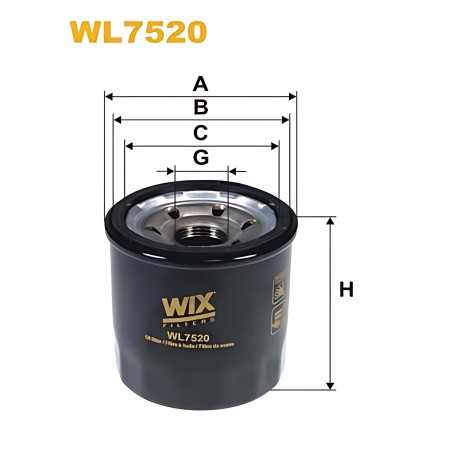 WL7520 Фільтр масляний двигуна Hyundai i20, i20 II Kia Picanto II, Rio III (вир-во WIX-FILTERS) фото від Мотор-Агро Харків Украї