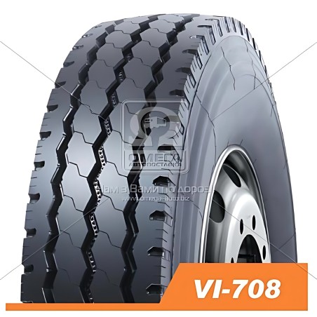 ➤ Шина 9,00R20 144/142К (16PR) VI-708 (Ovation) з камерою та обідною стрічкою 90020VI708