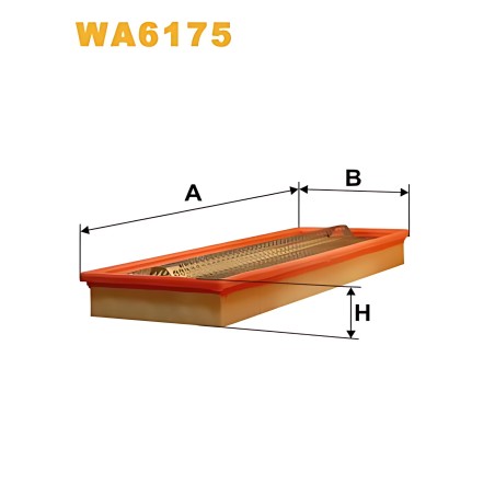 ➤ Фільтр повітряний MB W124 AP012/WA6175 (вир-во WIX-FILTERS UA) WA6175