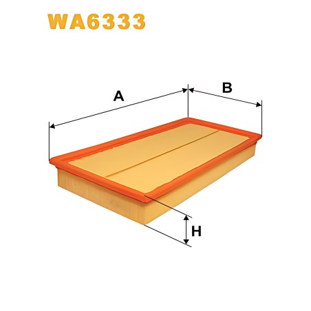 ➤ Фільтр повітряний AUDI, VW, SKODA WA6333/AP149/1 (вир-во WIX-FILTERS UA) WA6333