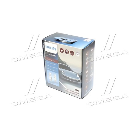 ➤ Лампа світлодіодна LED H4 12/24V Ultinon Pro9200 +400% 18W 5800K (комплект) (вир-во Philips) 11342U92X2