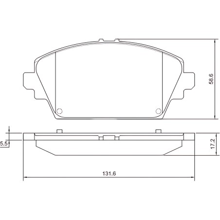 ➤ Колодка гальм. BMW 5/6/7 передн. (вир-во ABS) 37346