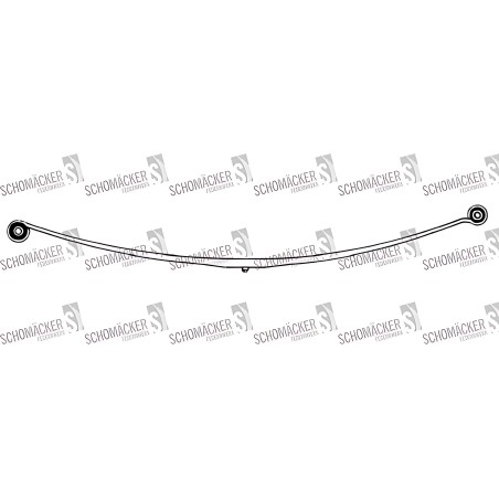 33707000 Ресора MB Sprinter задн. 1 лист. (вир-во Schomaecker) фото від Мотор-Агро Харків Україна