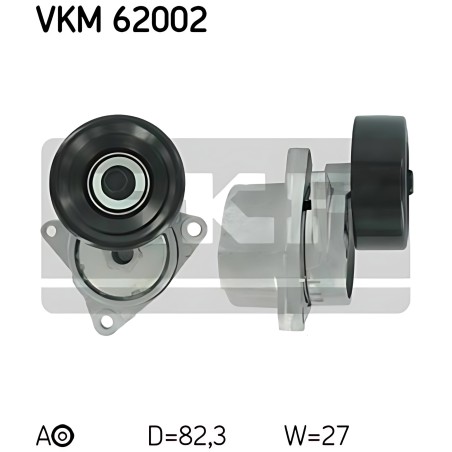 VKM 62002 Натяжний ролик, полікліновий ремінь (Вир-во SKF) фото від Мотор-Агро Харків Україна