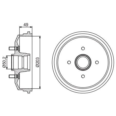 ➤ Фільтр повітряний Audi, Skoda, VW 2.5tdi (вир-во BOSCH) 1457433772