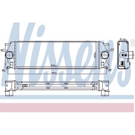 ➤ Інтеркулер MERCEDES SPRINTER W 906 (06-) (вир-во Nissens) 96628