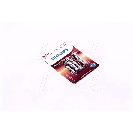 ➤ Батарейка LR03 / AAA Power Alkaline Blister 6шт (вир-во Philips) LR03P6BP/10