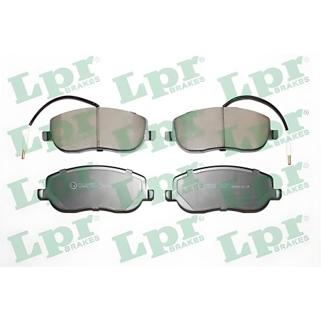 ➤ Колодка гальм. диск. CITROEN C8, PEUGEOT 807 передн. (вир-во LPR) 05P831