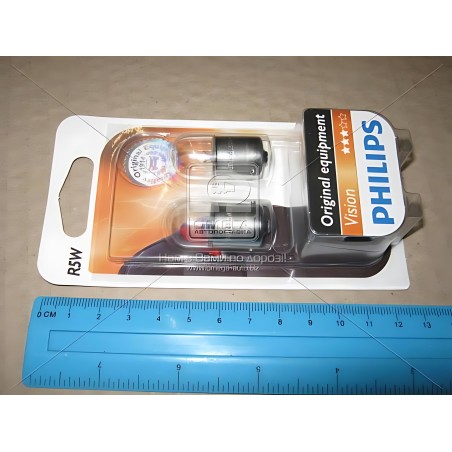 ➤ Лампа розжарювання R5W 12V 5W BA15s VISION 2шт blister (вир-во Philips) 12821B2