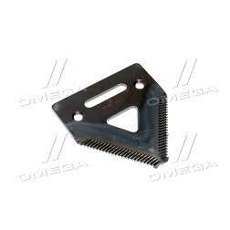 ➤ Сегмент ножа жатки JD900F/R 84х76х3мм. d 6мм. дрібна насічка, 22 зуба (H136807, H207929) (Ri.ma) H207929