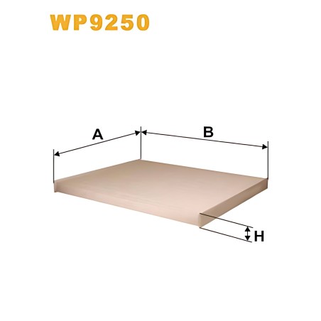 WP9250 Фільтр салону WP9250/K1172 (вир-во WIX-FILTERS) фото від Мотор-Агро Харків Україна