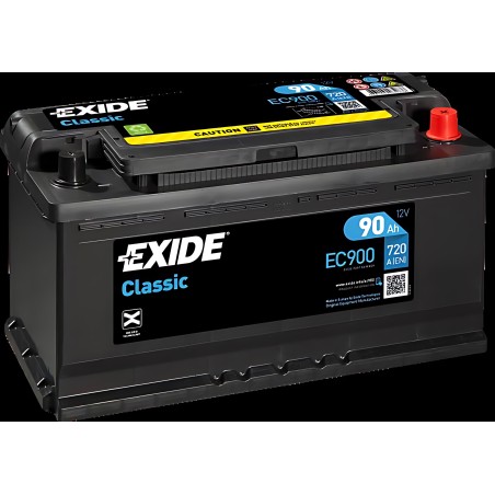 ➤ Акумулятор 90Ah-12v Exide CLASSIC (353х175х190), R, EN720 EC900