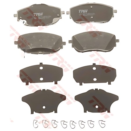 ➤ Колодка гальм. диск. TOYOTA AURIS 1.3-2.0 2012-, COROLLA 1.33-1.8 2013 - передн. (вир-во TRW) GDB3598